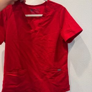 Fish scrub top